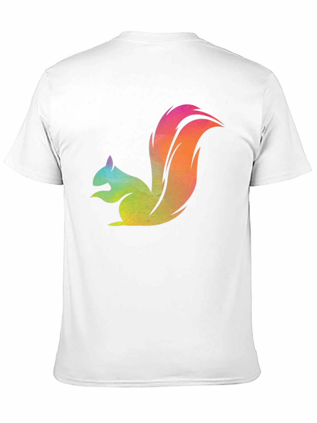 Colorful Squirrel Graphic T-Shirt