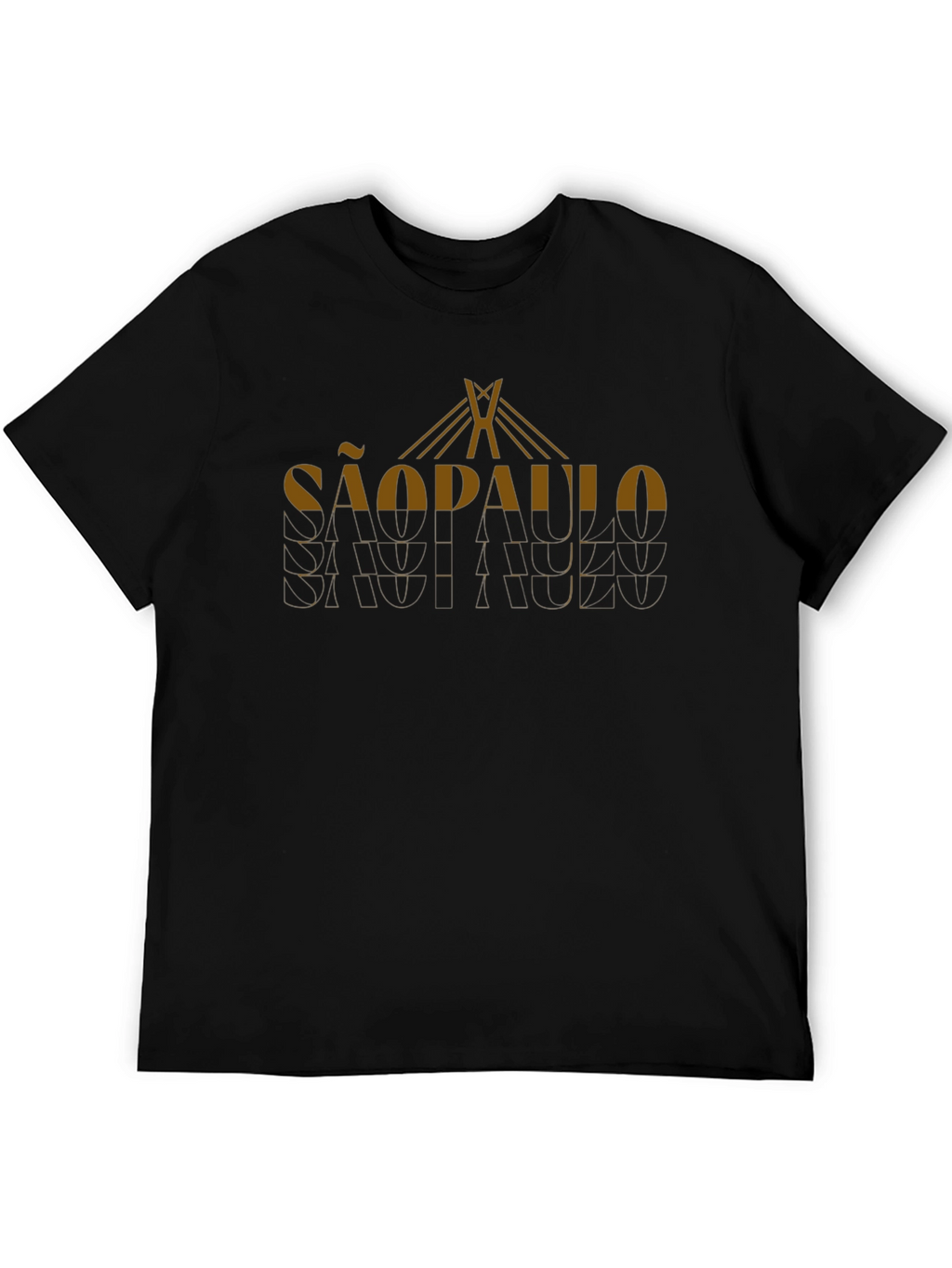 Sao Paulo Graphic Tee - Mens Black T-Shirt
