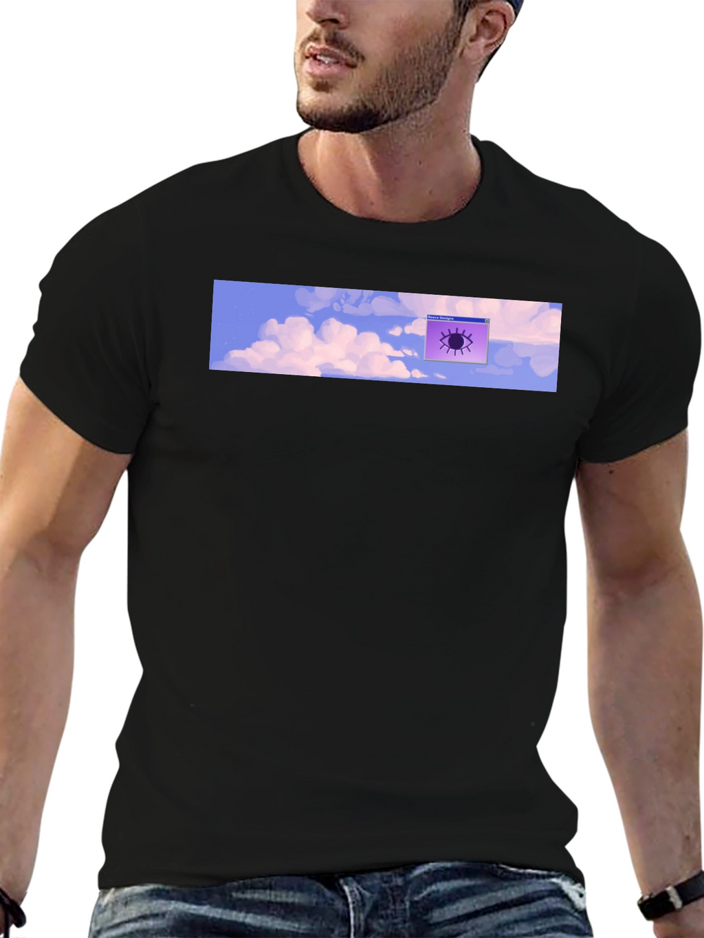 Retro Aesthetic Eye Design T-Shirt