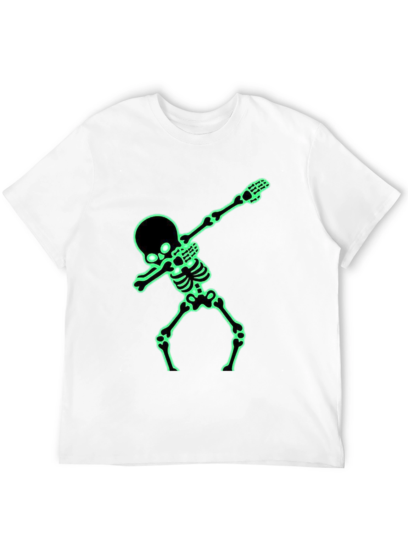 Glow-in-Dark Skeleton Dab Graphic Tee