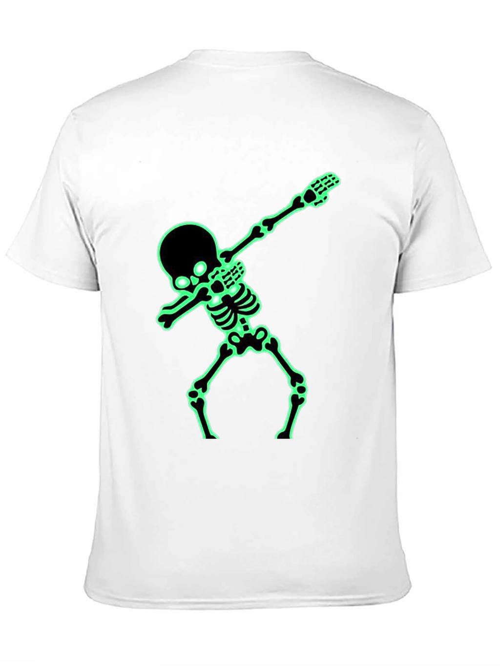 Glow-in-Dark Skeleton Dab Graphic Tee