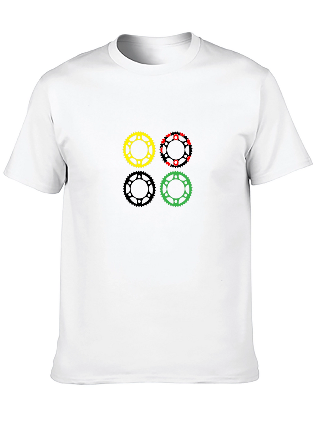 Gear Graphic Black T-Shirt - Bold & Unique Design