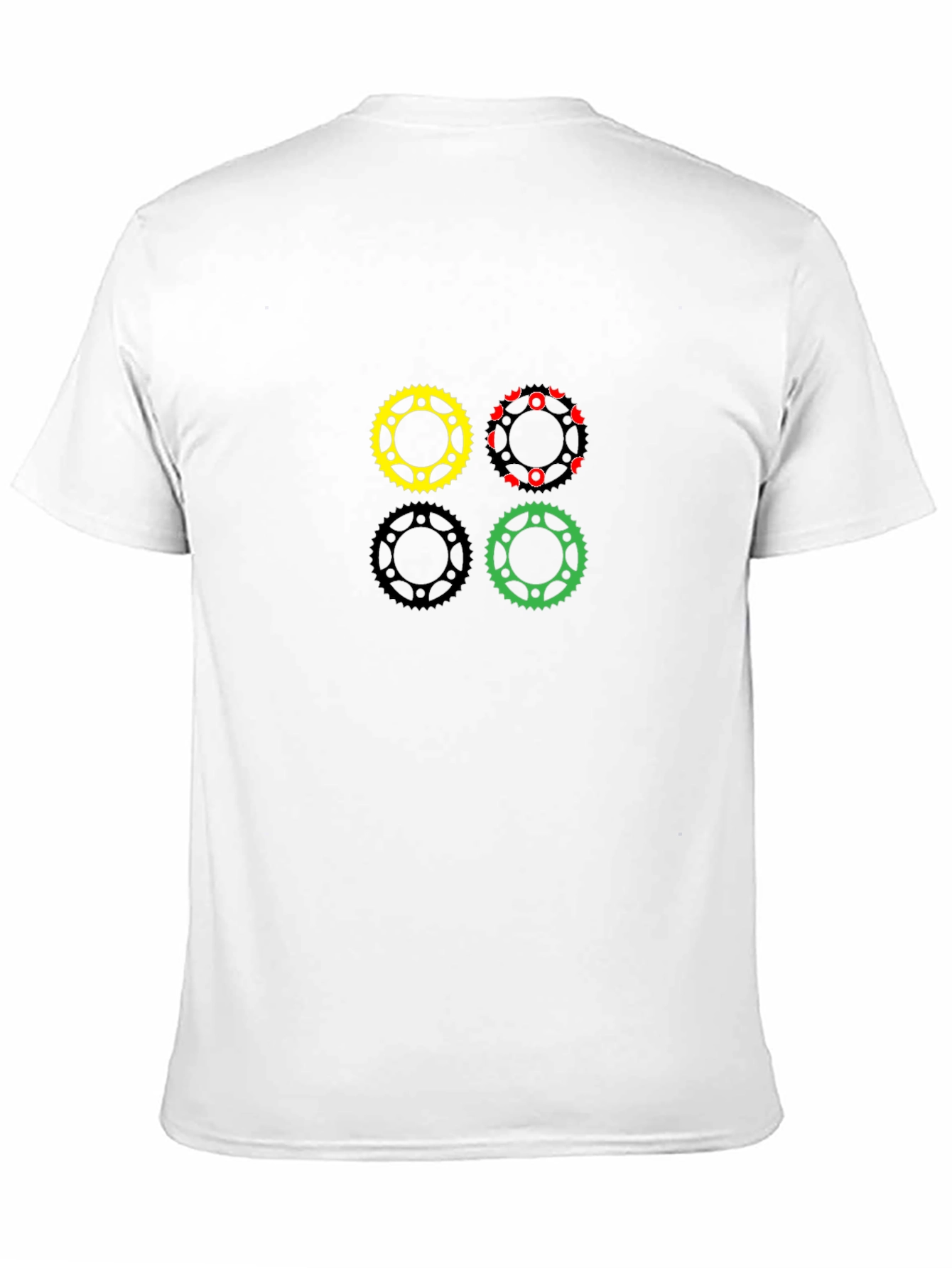 Gear Graphic Black T-Shirt - Bold & Unique Design
