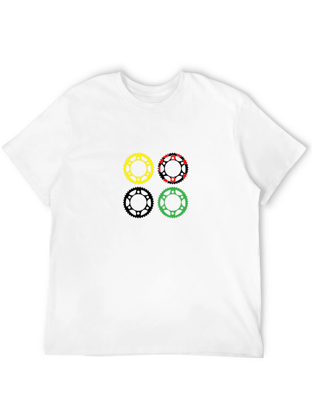 Gear Graphic Black T-Shirt - Bold & Unique Design
