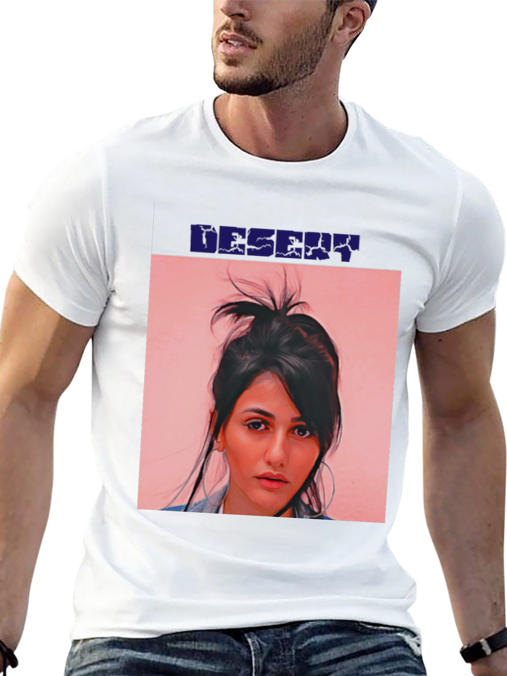 Desert Graphic Black T-Shirt