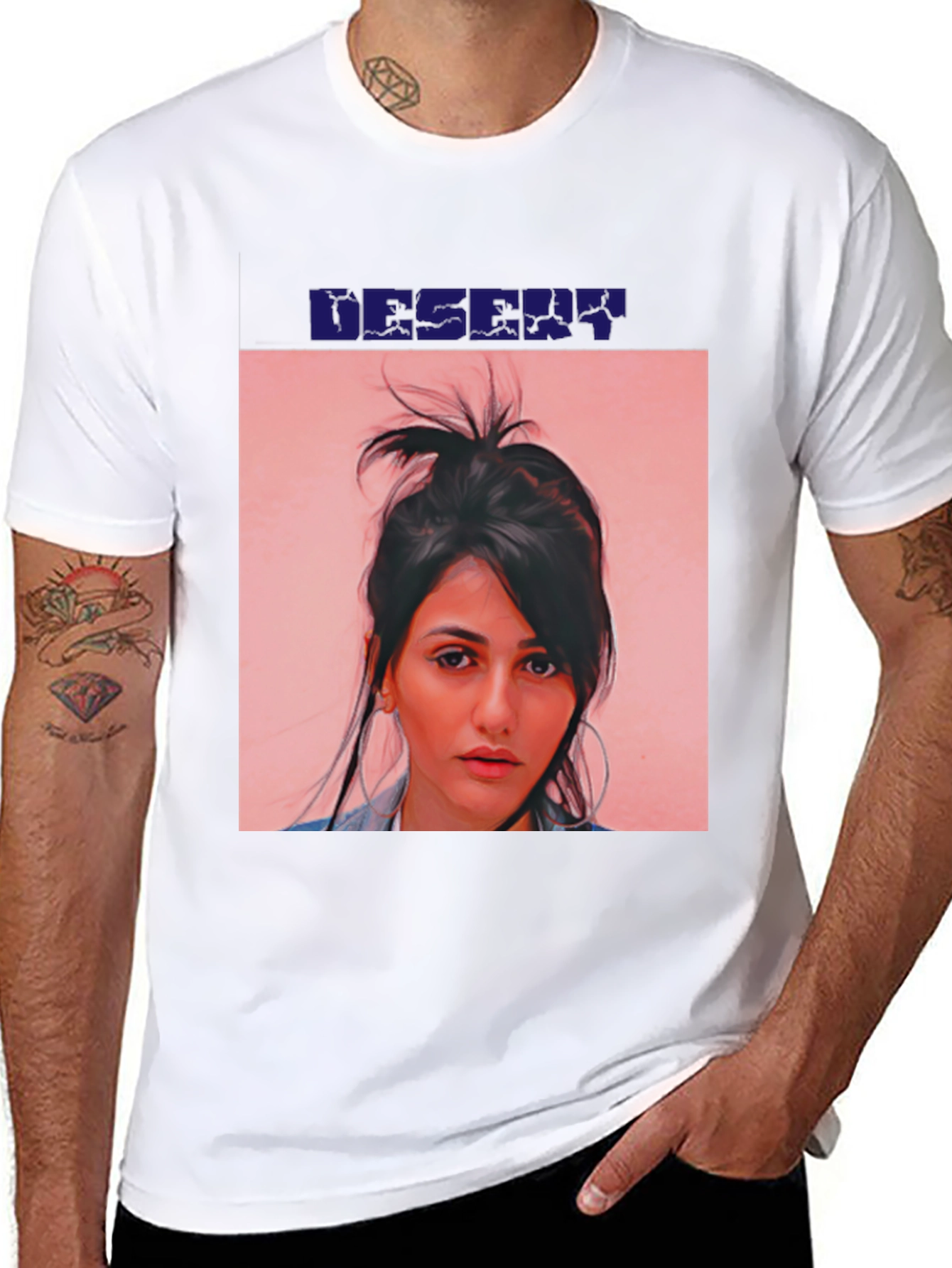 Desert Graphic Black T-Shirt