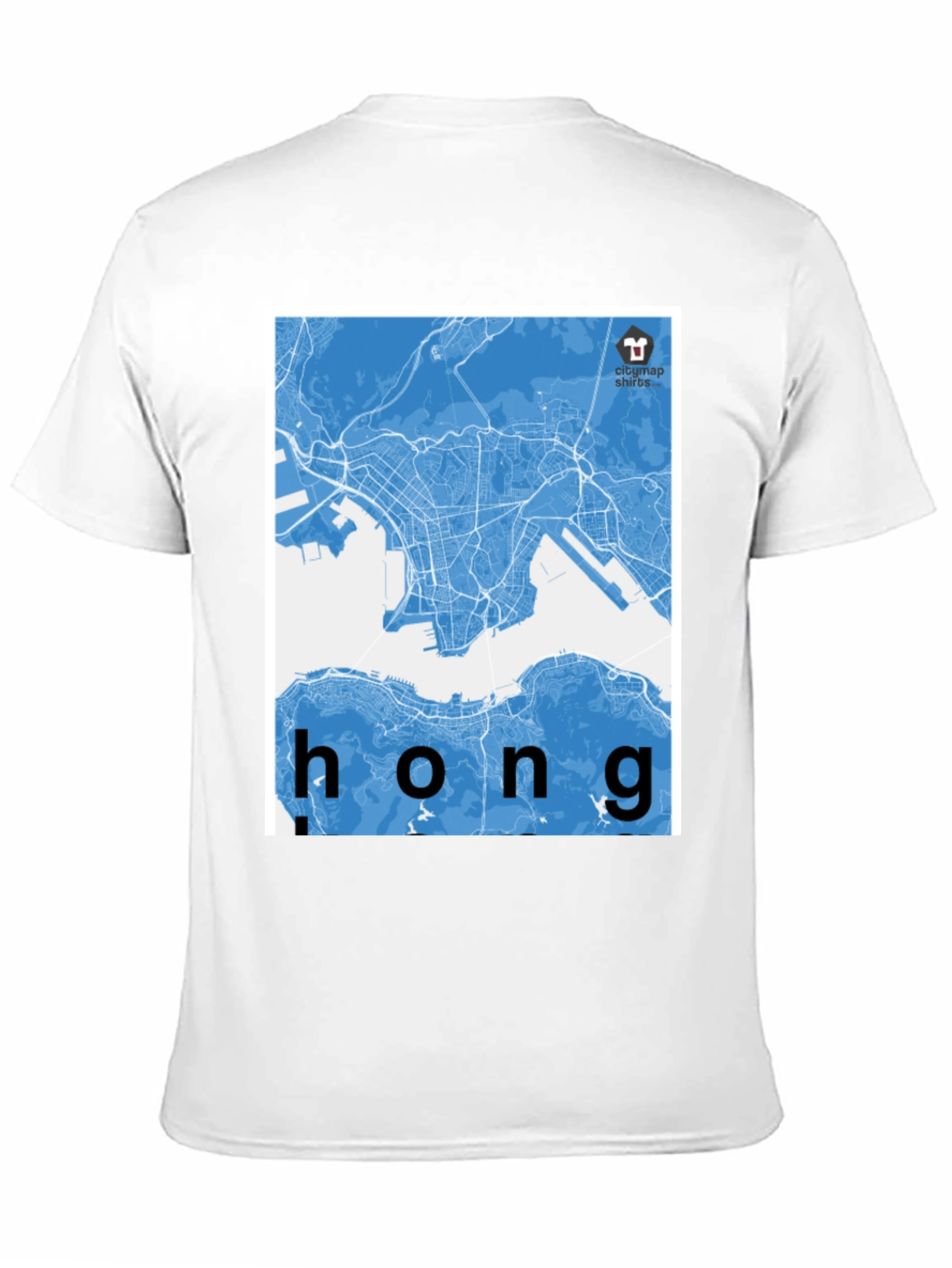 Hong Kong City Map Graphic Tee