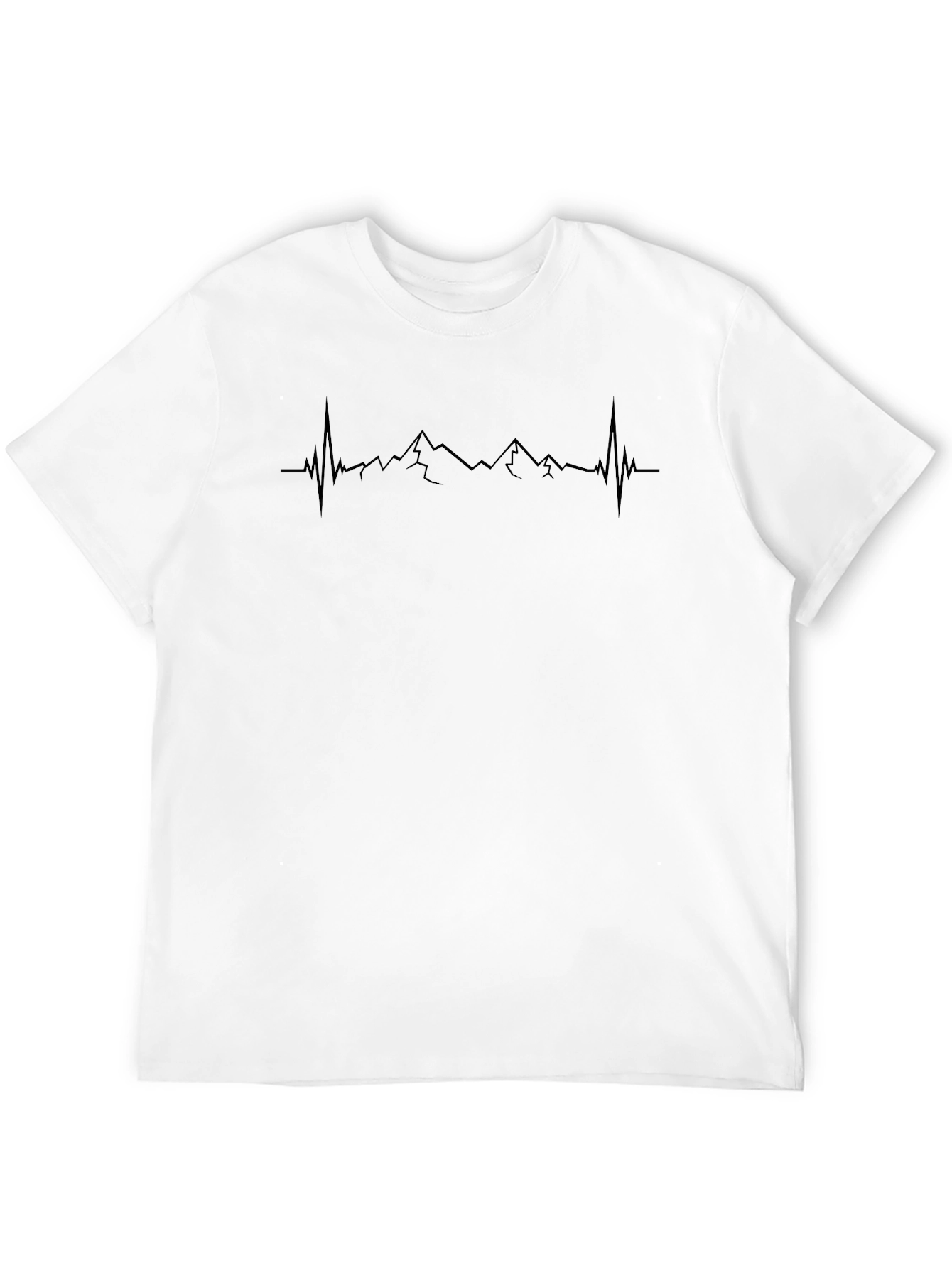 Mountain Heartbeat T-Shirt - Nature Inspired Graphic Tee
