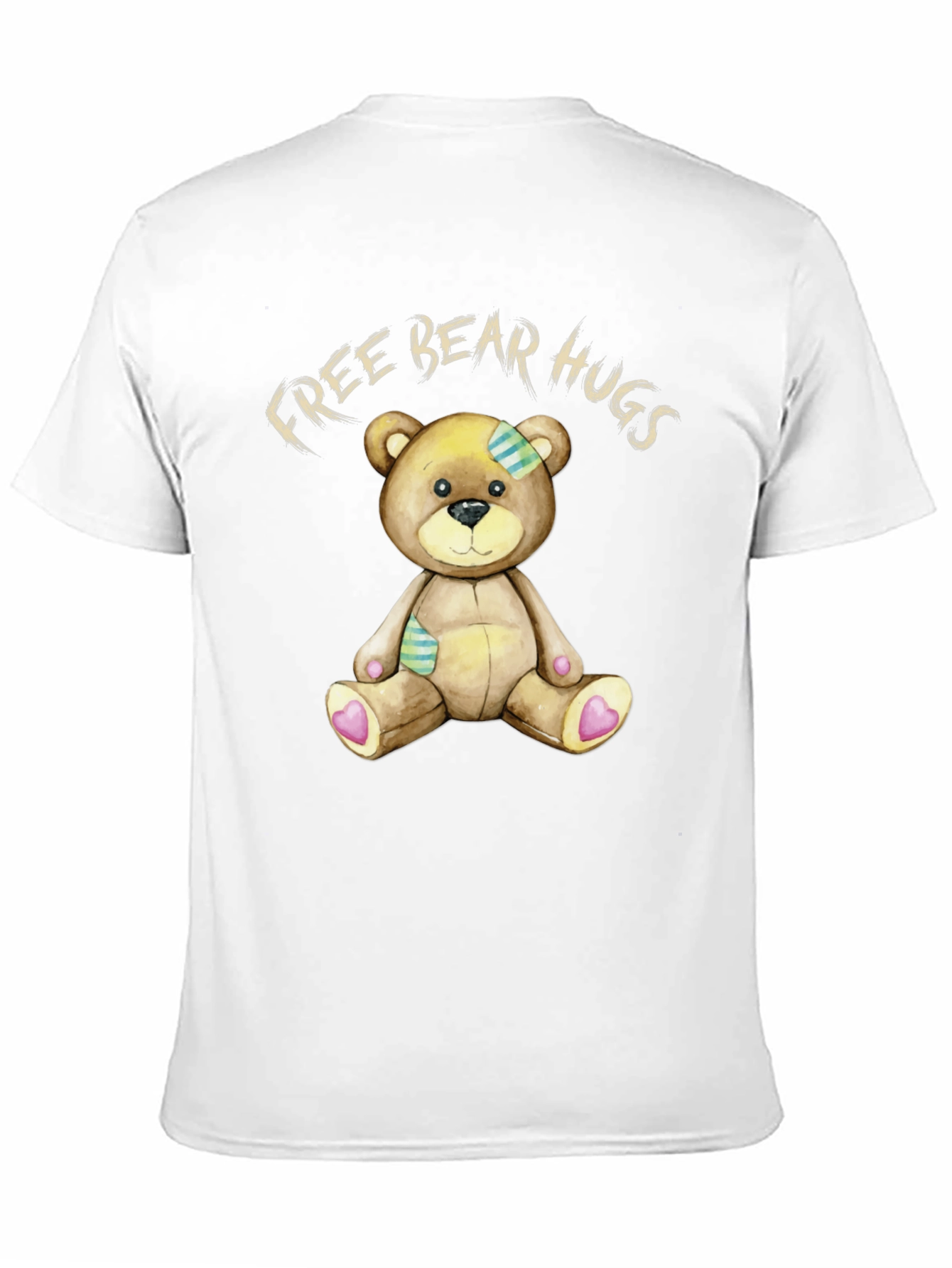 Free Bear Hugs T-Shirt - Cute Teddy Bear Design