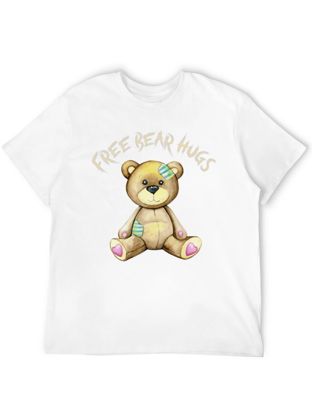Free Bear Hugs T-Shirt - Cute Teddy Bear Design