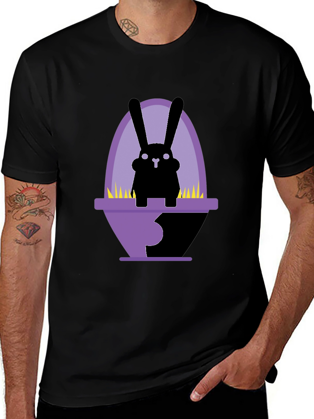Easter Bunny Silhouette Tee