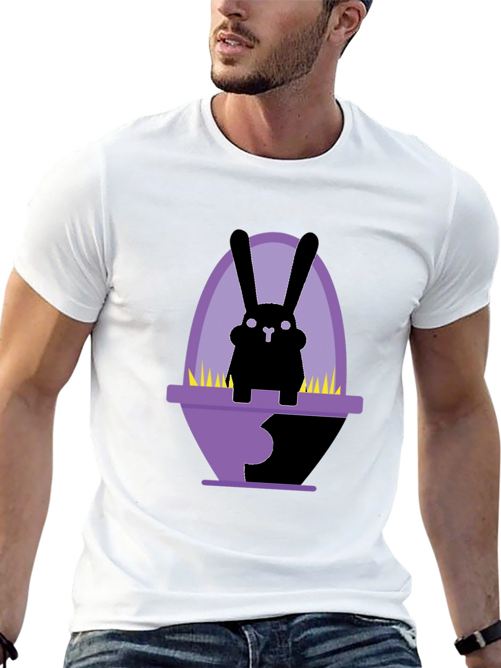 Easter Bunny Silhouette Tee
