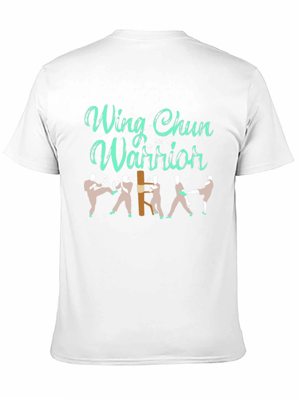 Wing Chun Warrior Black Graphic T-Shirt