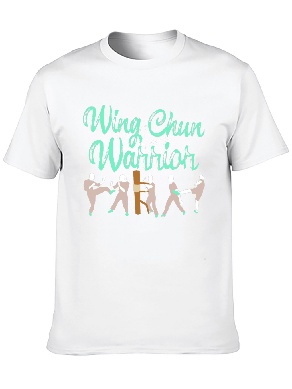 Wing Chun Warrior Black Graphic T-Shirt