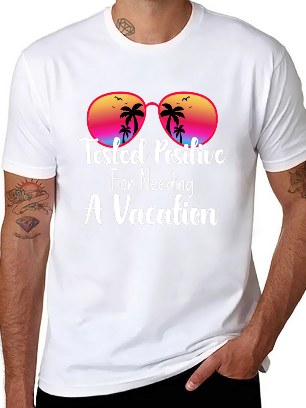 Vacation Needed T-Shirt: Beach Theme Sun Glasses
