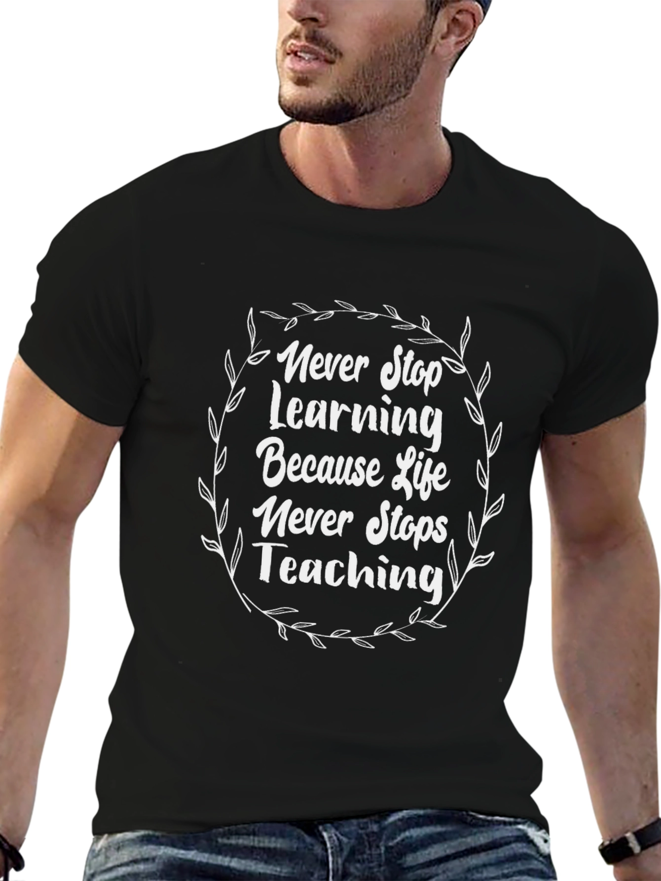 Never Stop Learning Graphic Tee