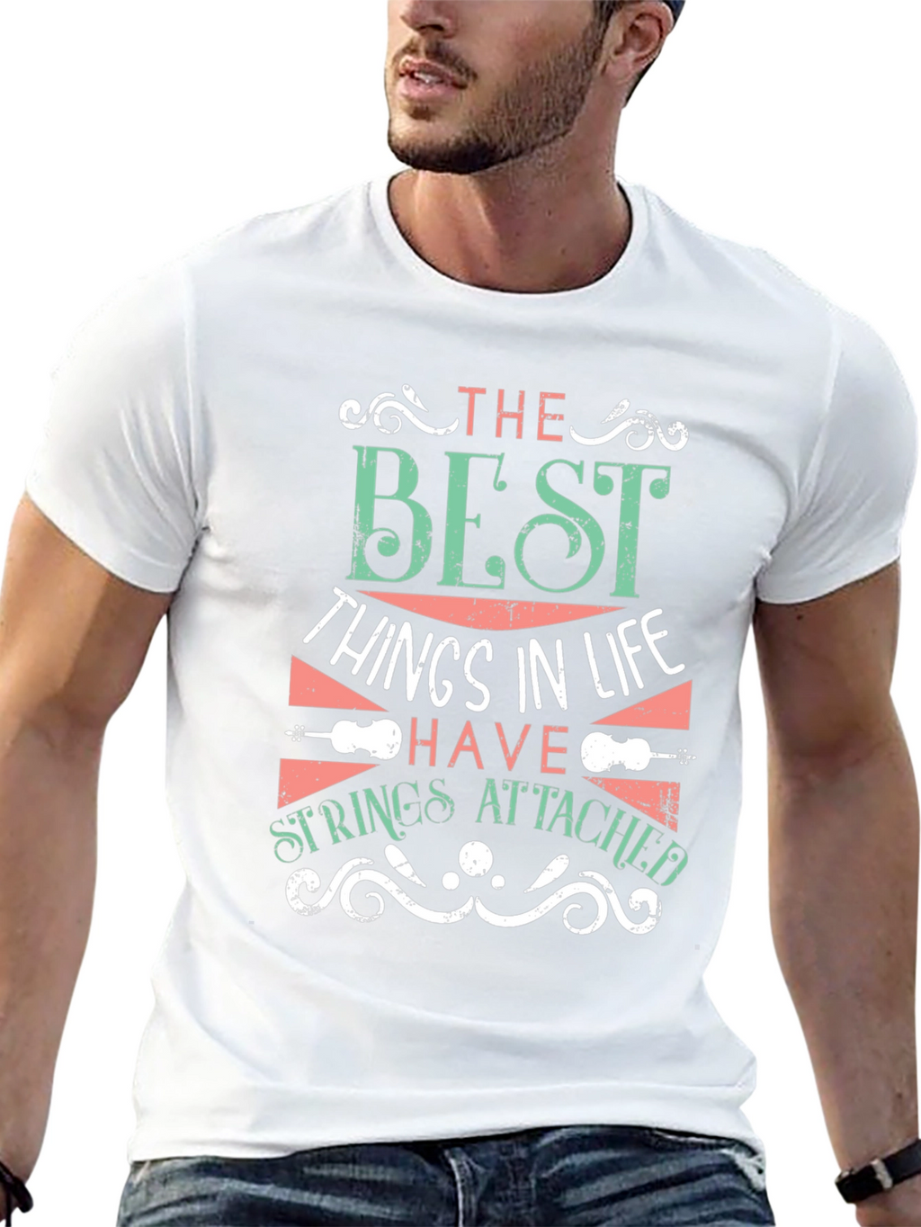 Strings Attached Graphic T-Shirt