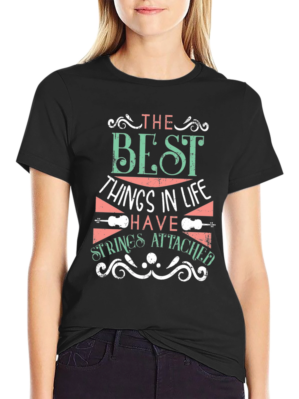 Strings Attached Graphic T-Shirt