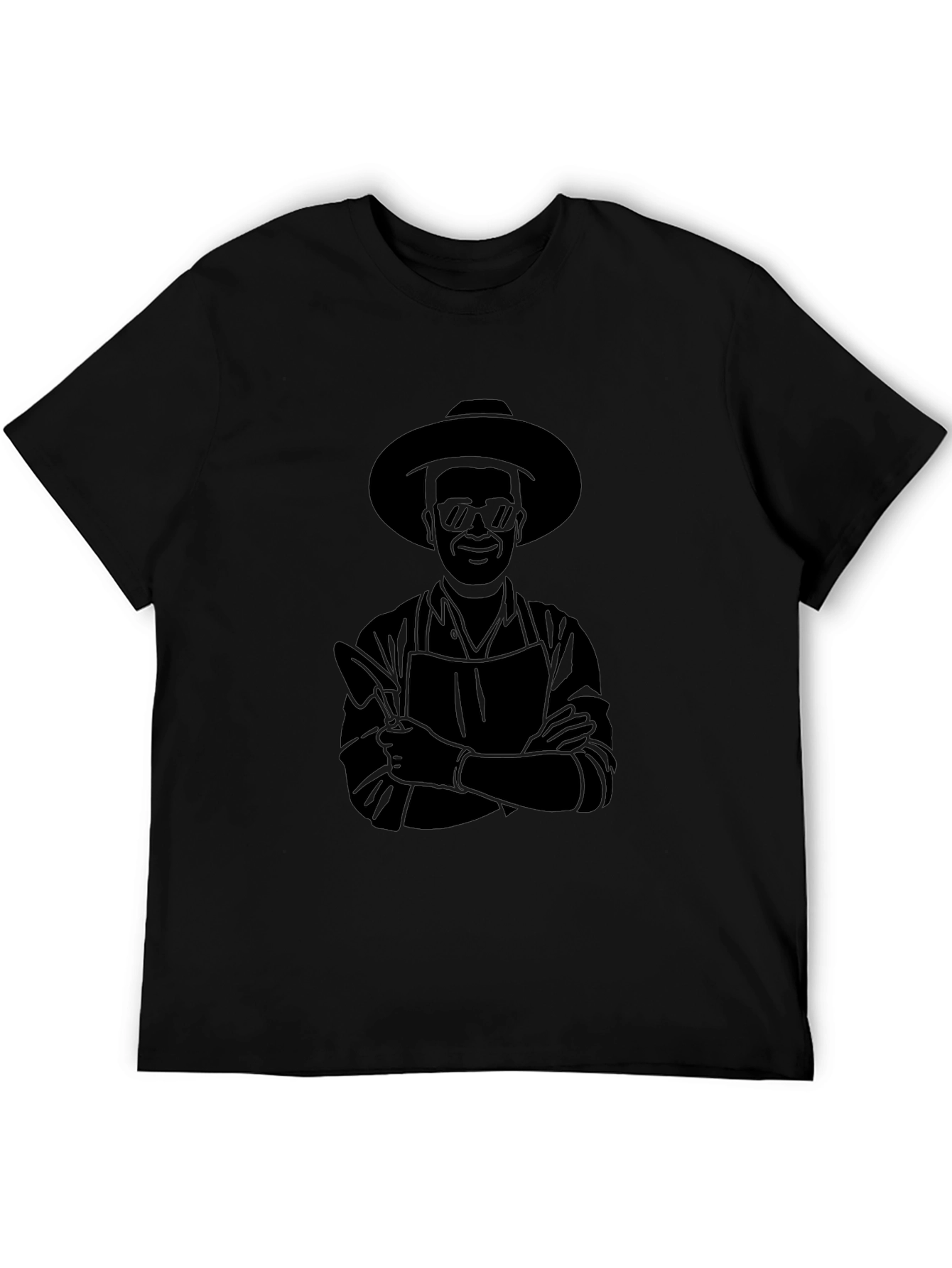 Chef Graphic Black T-Shirt