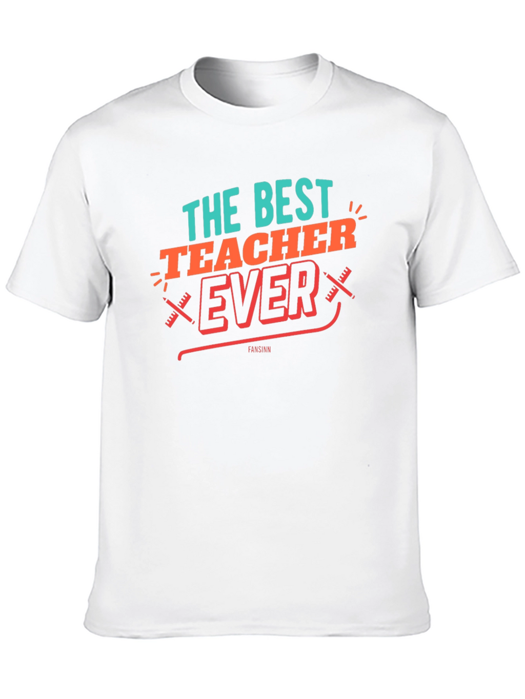Best Teacher Ever Graphic Tee - Black