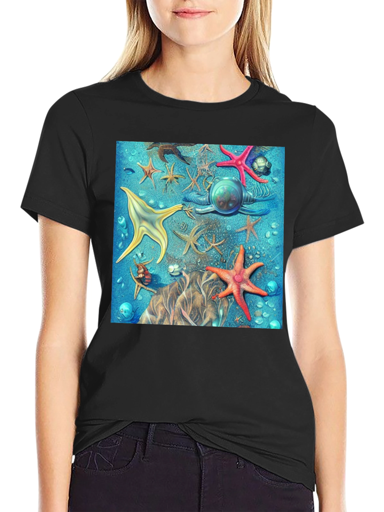 Starfish Scuba T-Shirt - Ocean Adventure Tee
