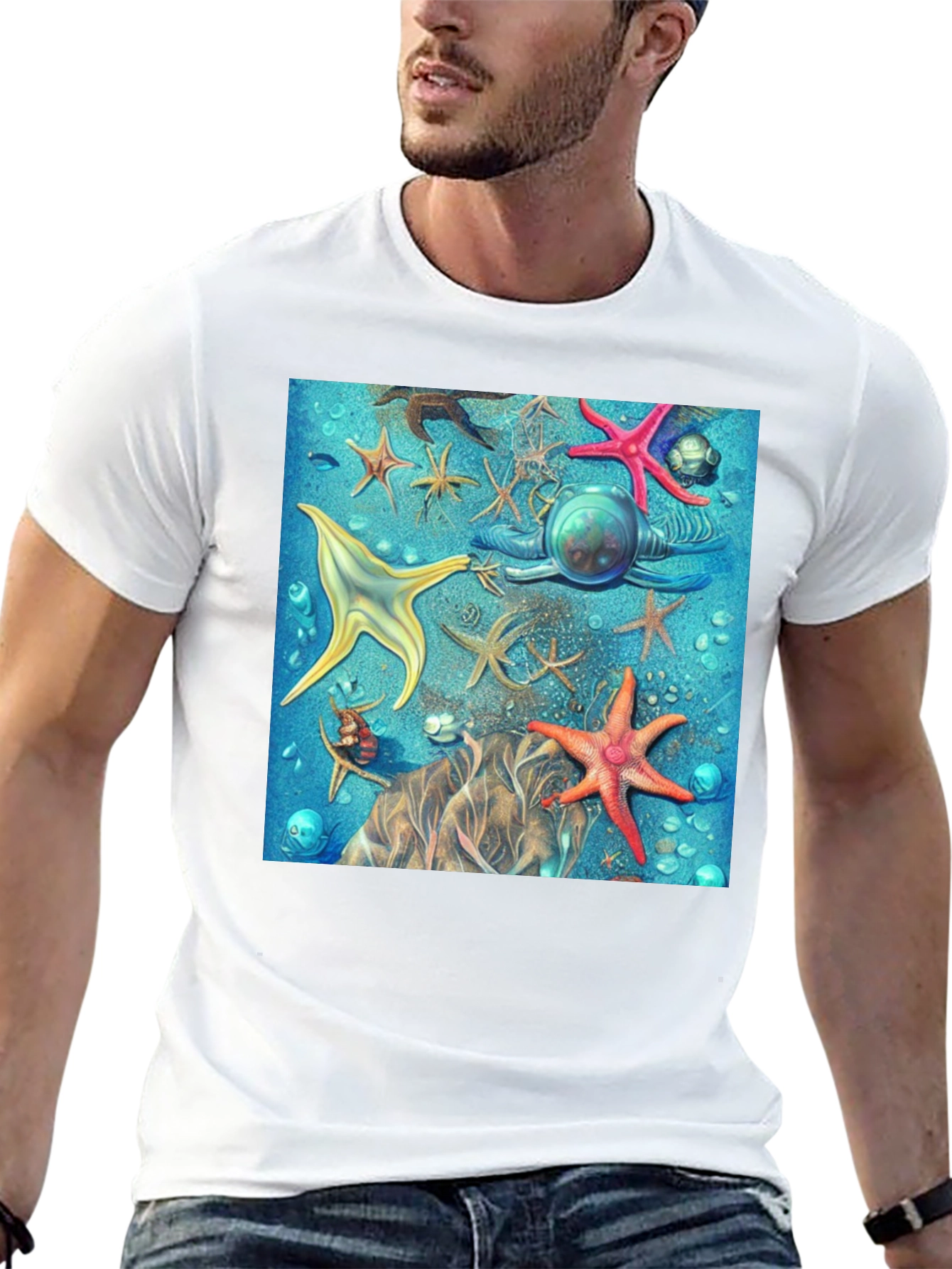 Starfish Scuba T-Shirt - Ocean Adventure Tee
