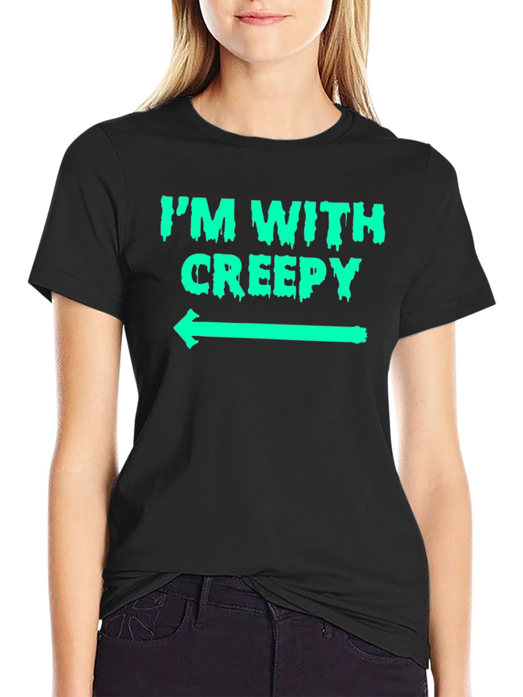 Im With Creepy Graphic T-Shirt