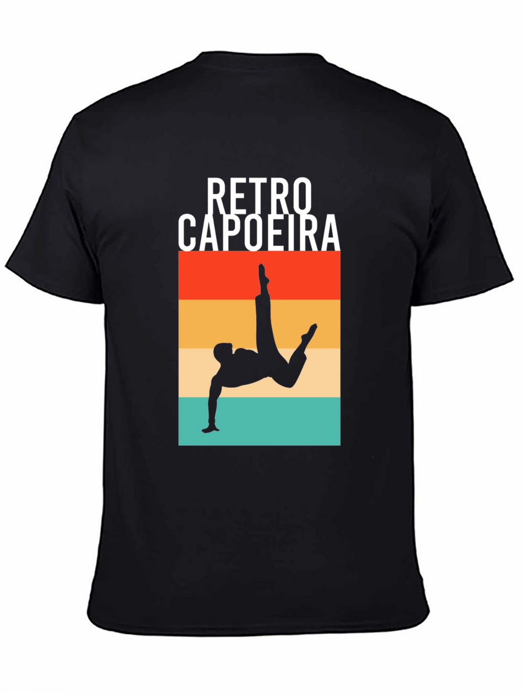 Retro Capoeira Silhouette T-Shirt