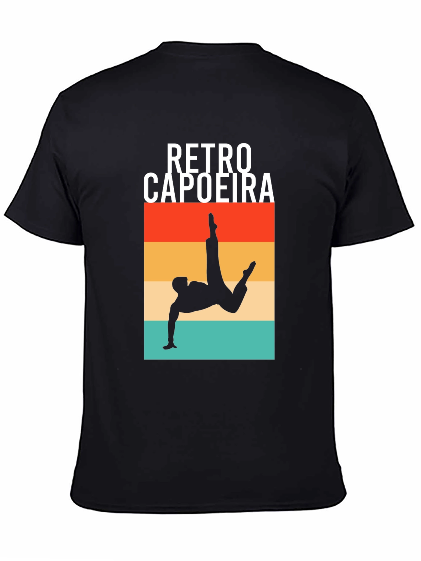Retro Capoeira Silhouette T-Shirt