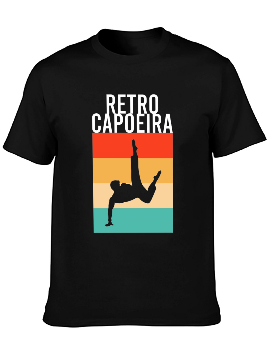 Retro Capoeira Silhouette T-Shirt