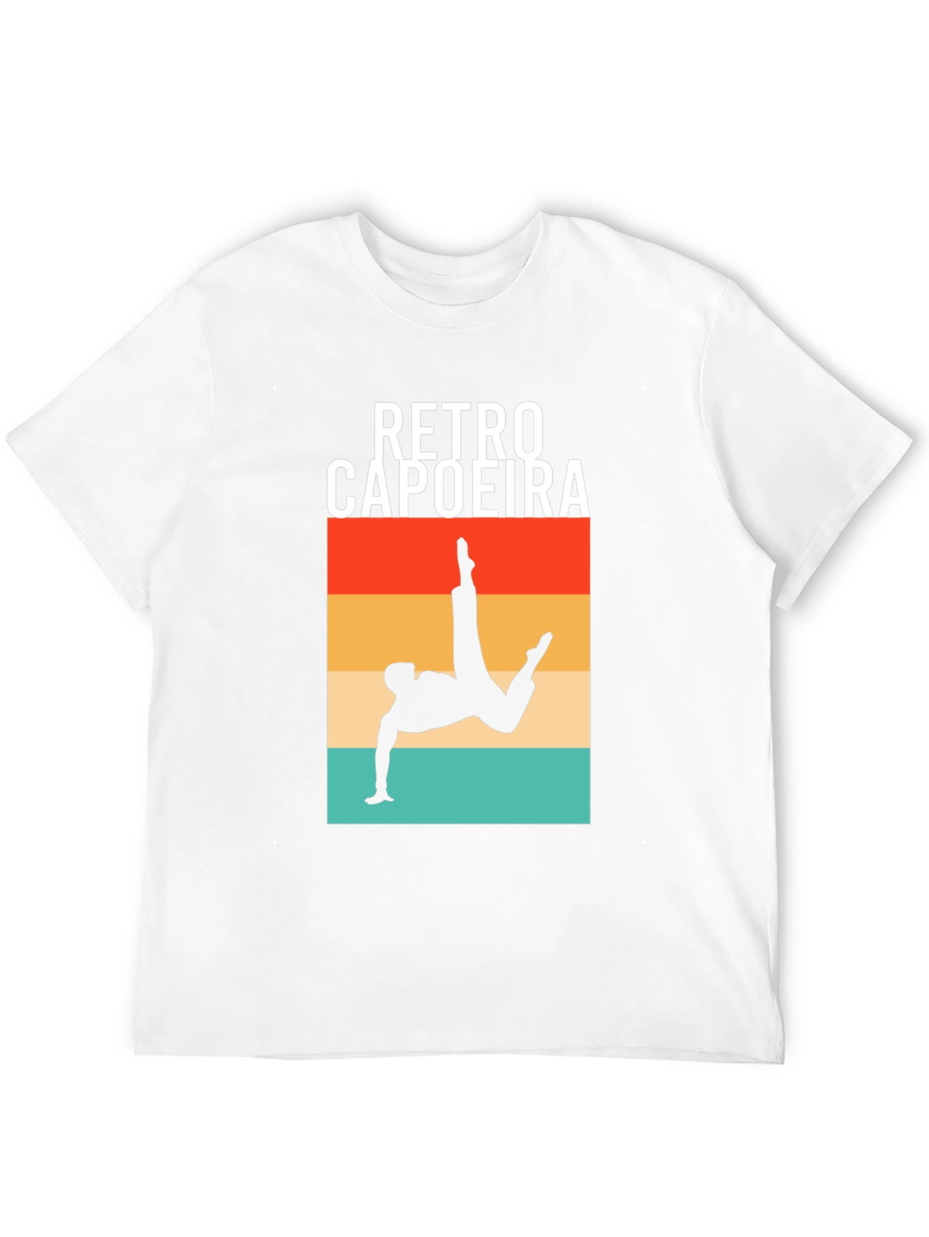 Retro Capoeira Silhouette T-Shirt