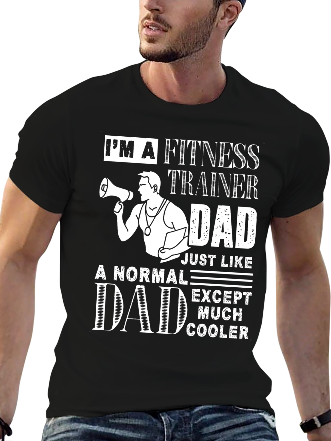 Fitness Trainer Dad Graphic T-Shirt