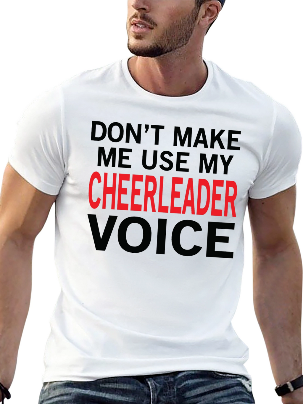 Cheerleader Voice Graphic T-Shirt