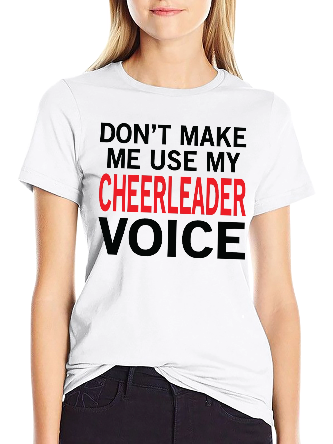 Cheerleader Voice Graphic T-Shirt