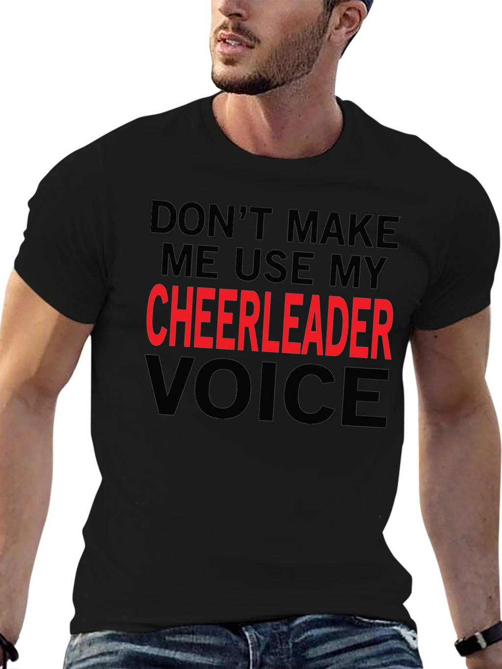 Cheerleader Voice Graphic T-Shirt