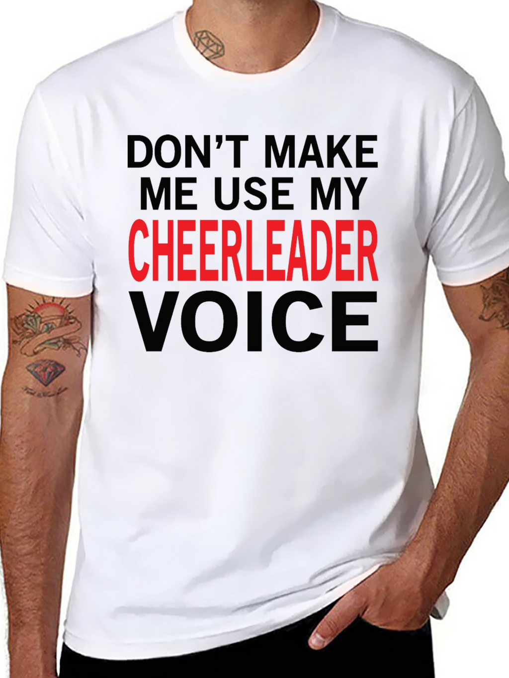 Cheerleader Voice Graphic T-Shirt