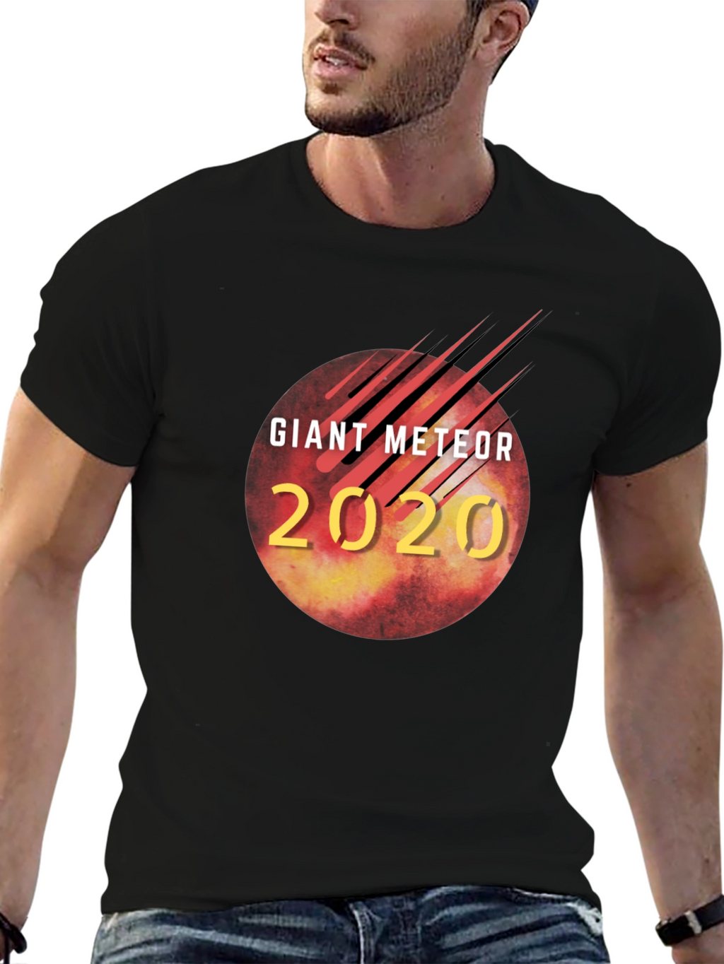 Giant Meteor 2020 Black Graphic Tee