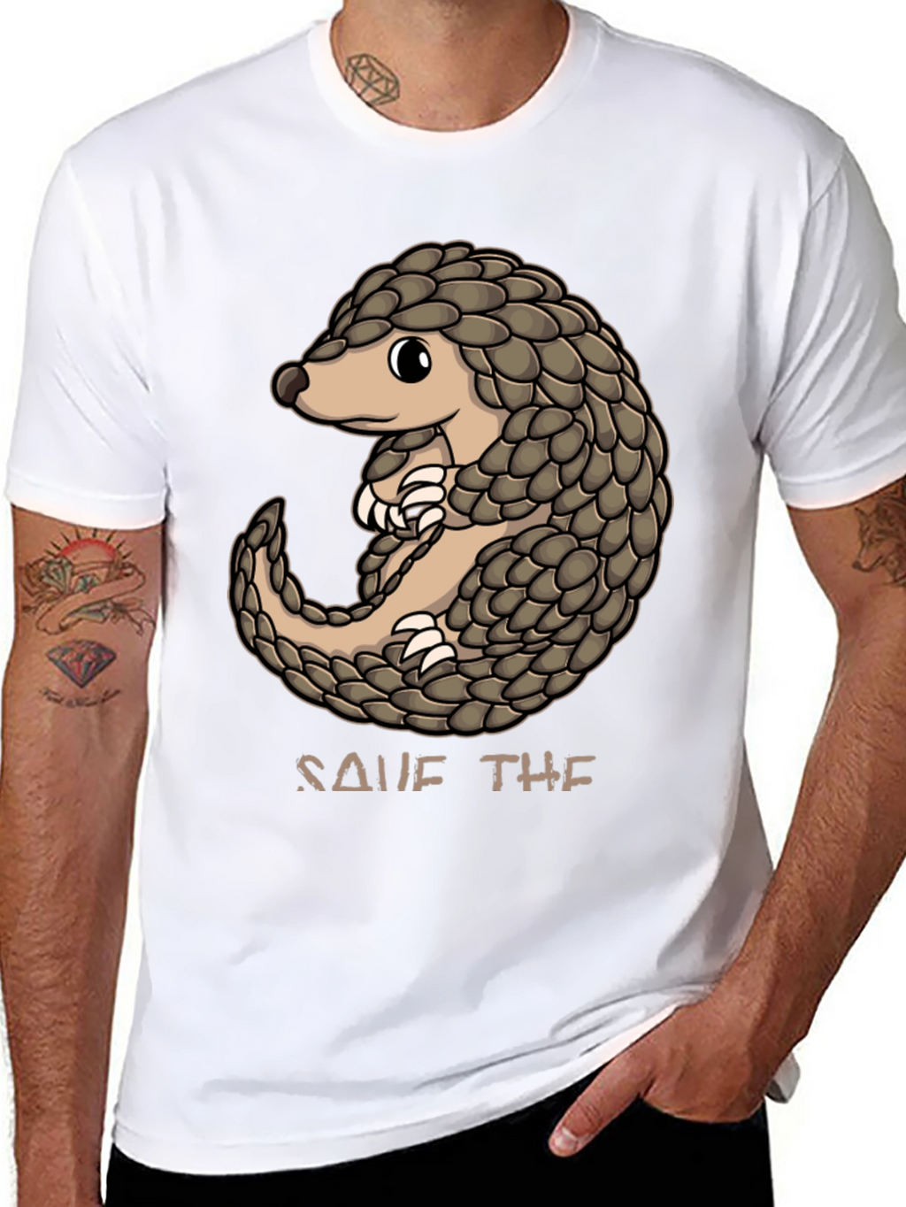 Save the Pangolin Graphic T-Shirt
