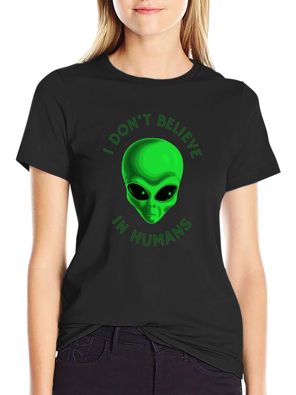 I Dont Believe in Humans Alien T-Shirt