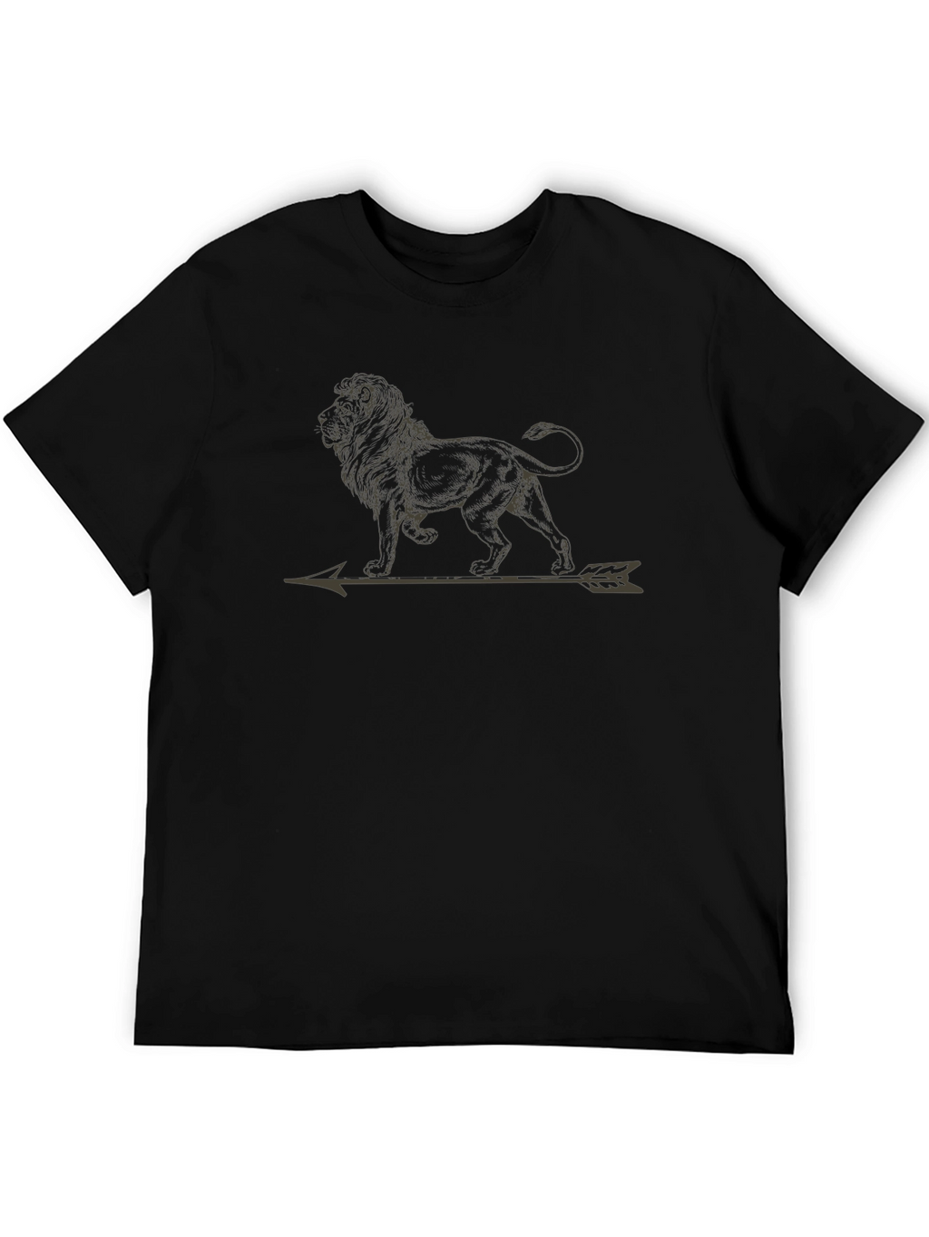 Lion Weathervane Graphic Tee - Black
