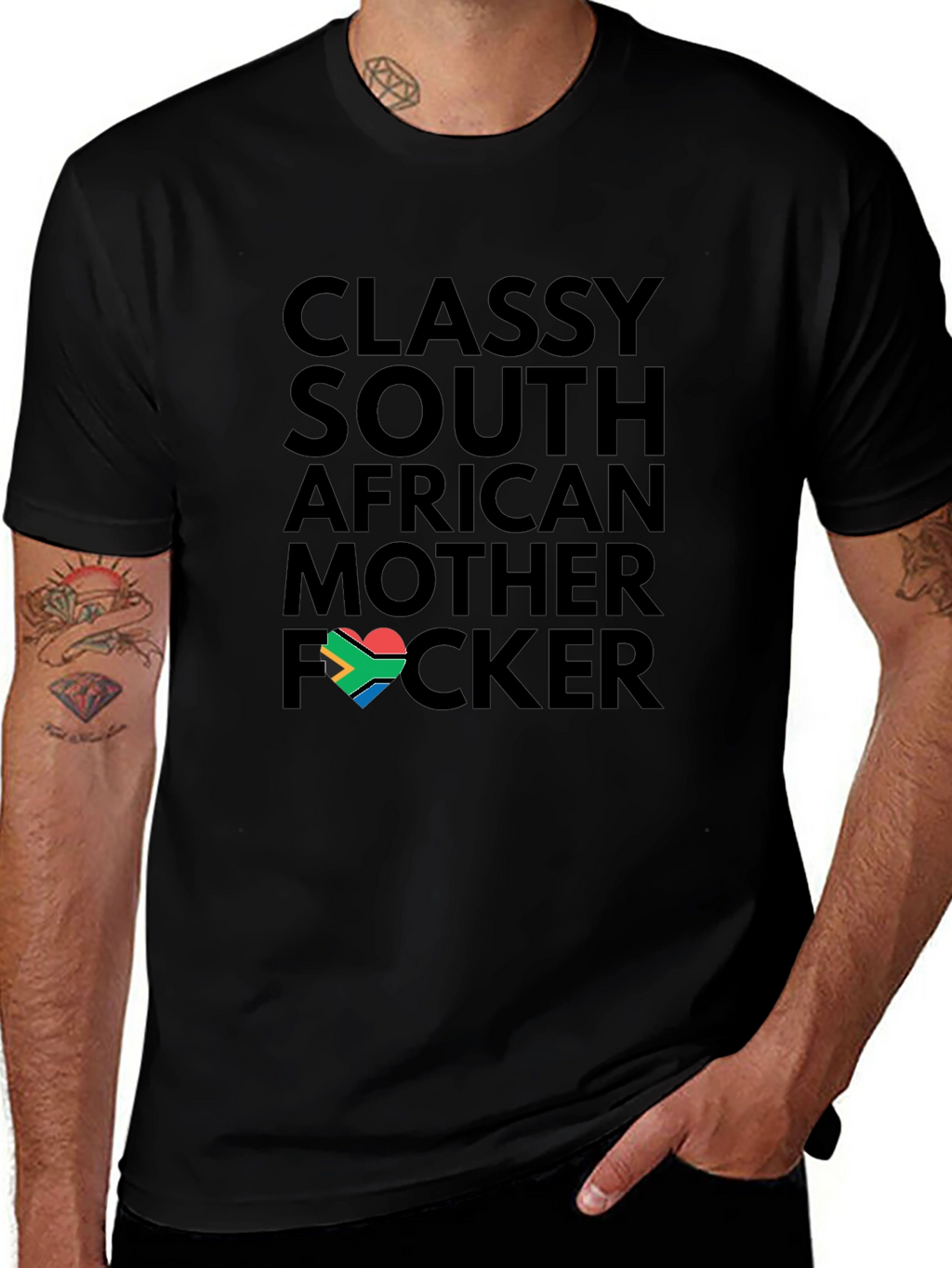 Classy South African Heart T-Shirt