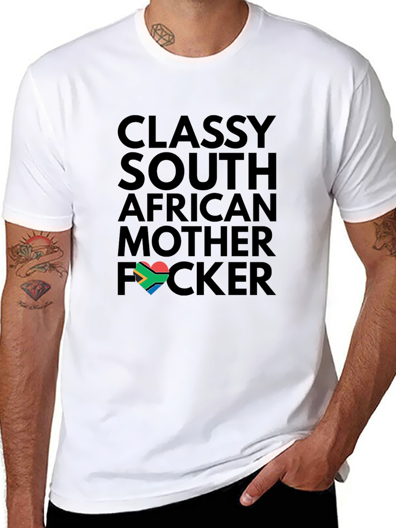 Classy South African Heart T-Shirt