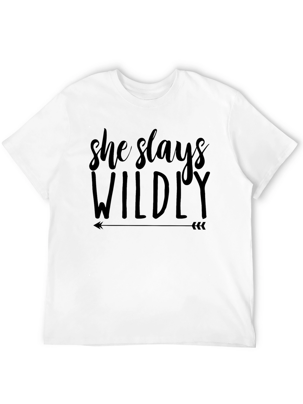 She Slays Wildly Black Graphic Tee