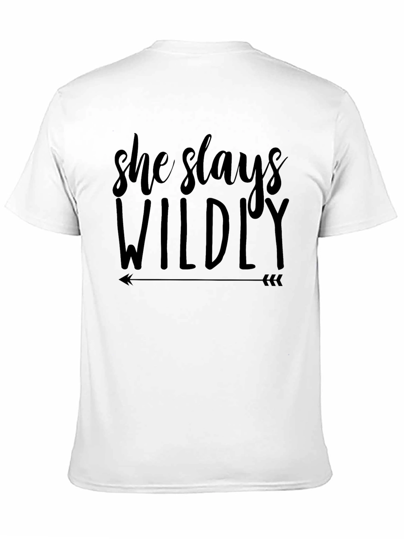 She Slays Wildly Black Graphic Tee