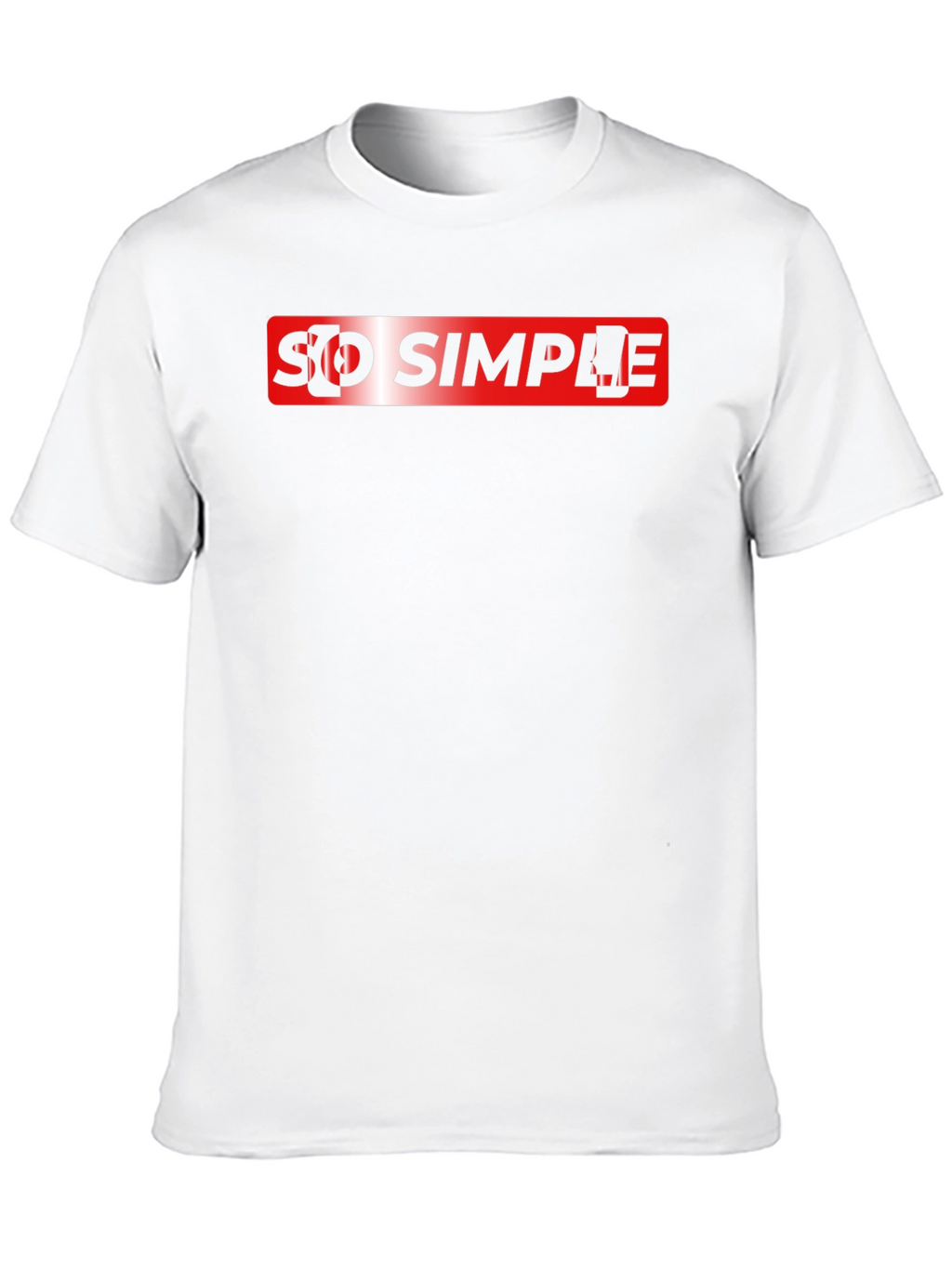 So Simple Graphic Tee - Cool Casual Style