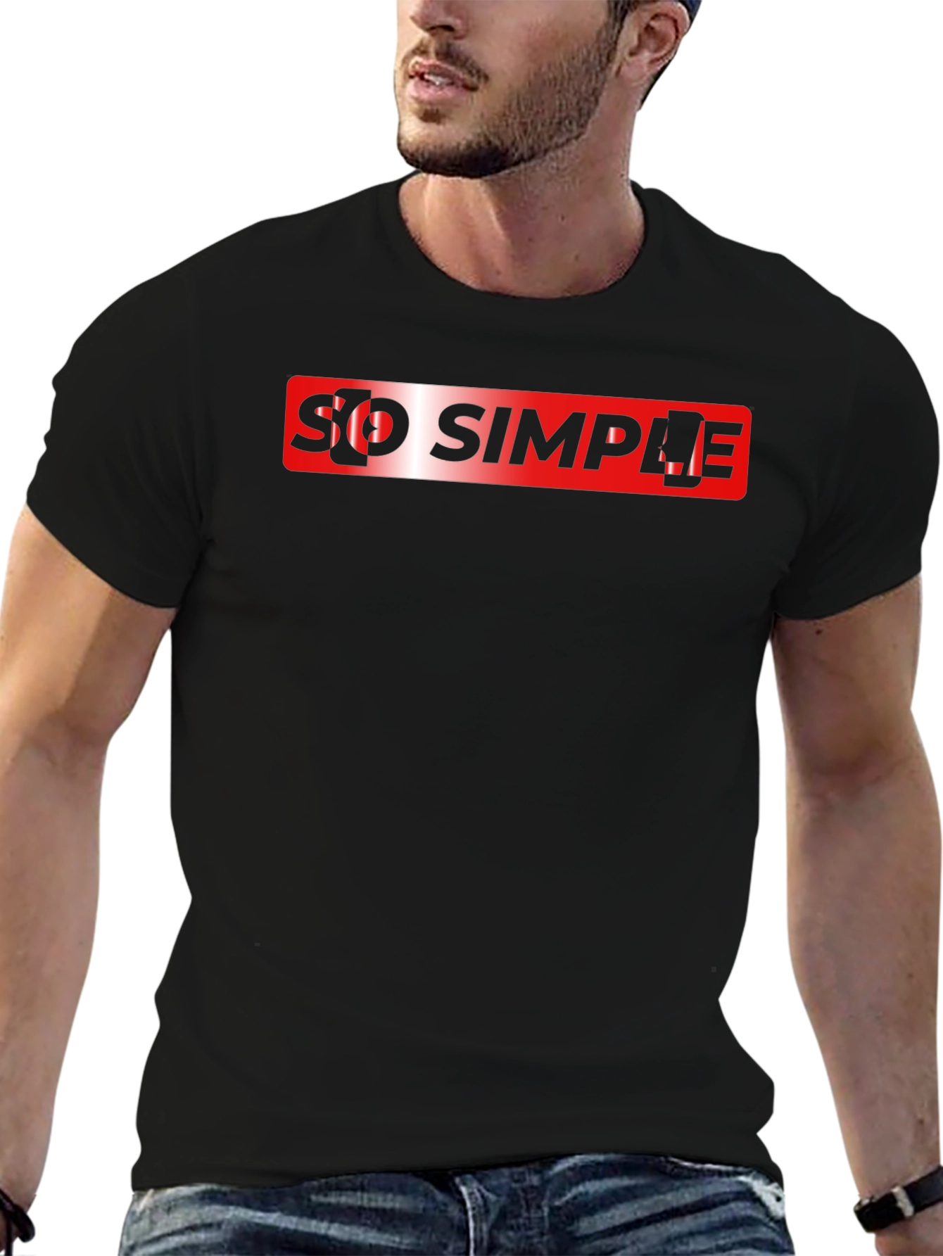 So Simple Graphic Tee - Cool Casual Style