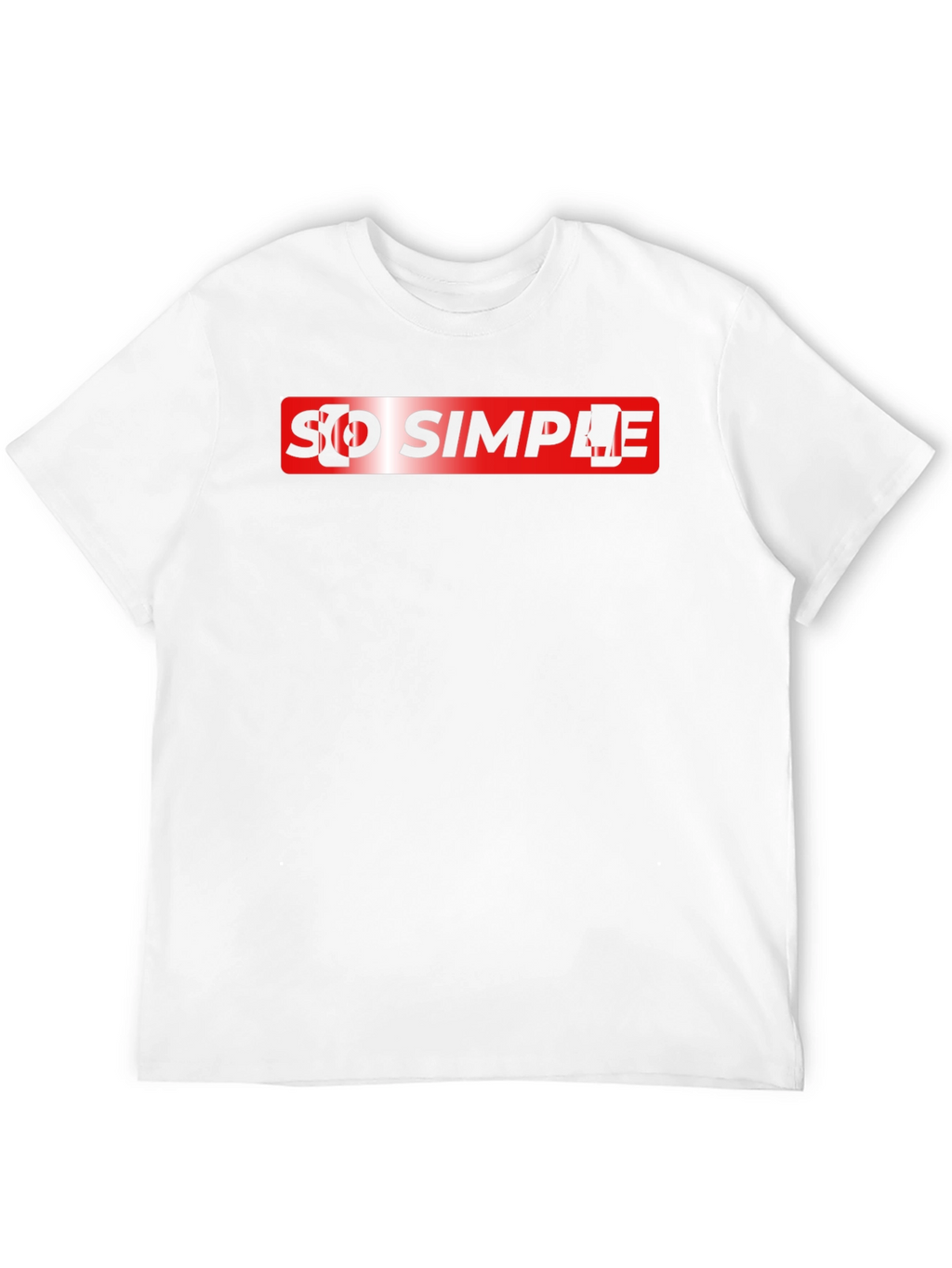 So Simple Graphic Tee - Cool Casual Style