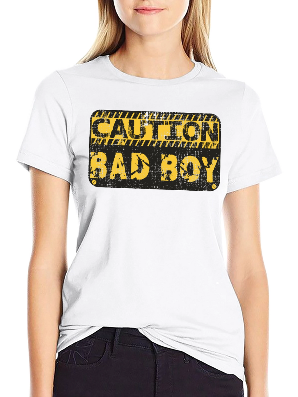 Caution Bad Boy Graphic T-Shirt