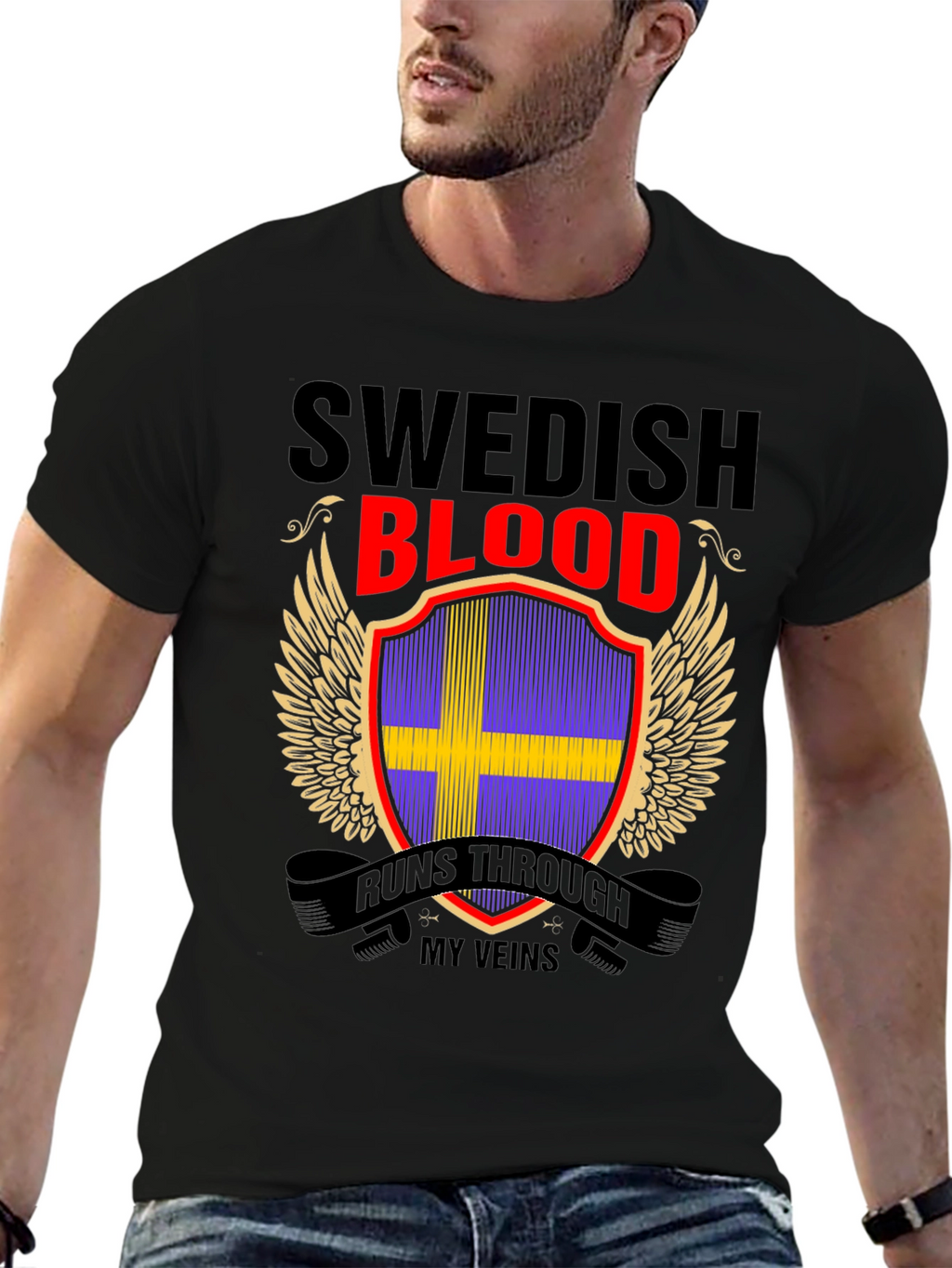 Swedish Blood Runs Through My Veins T-Shirt