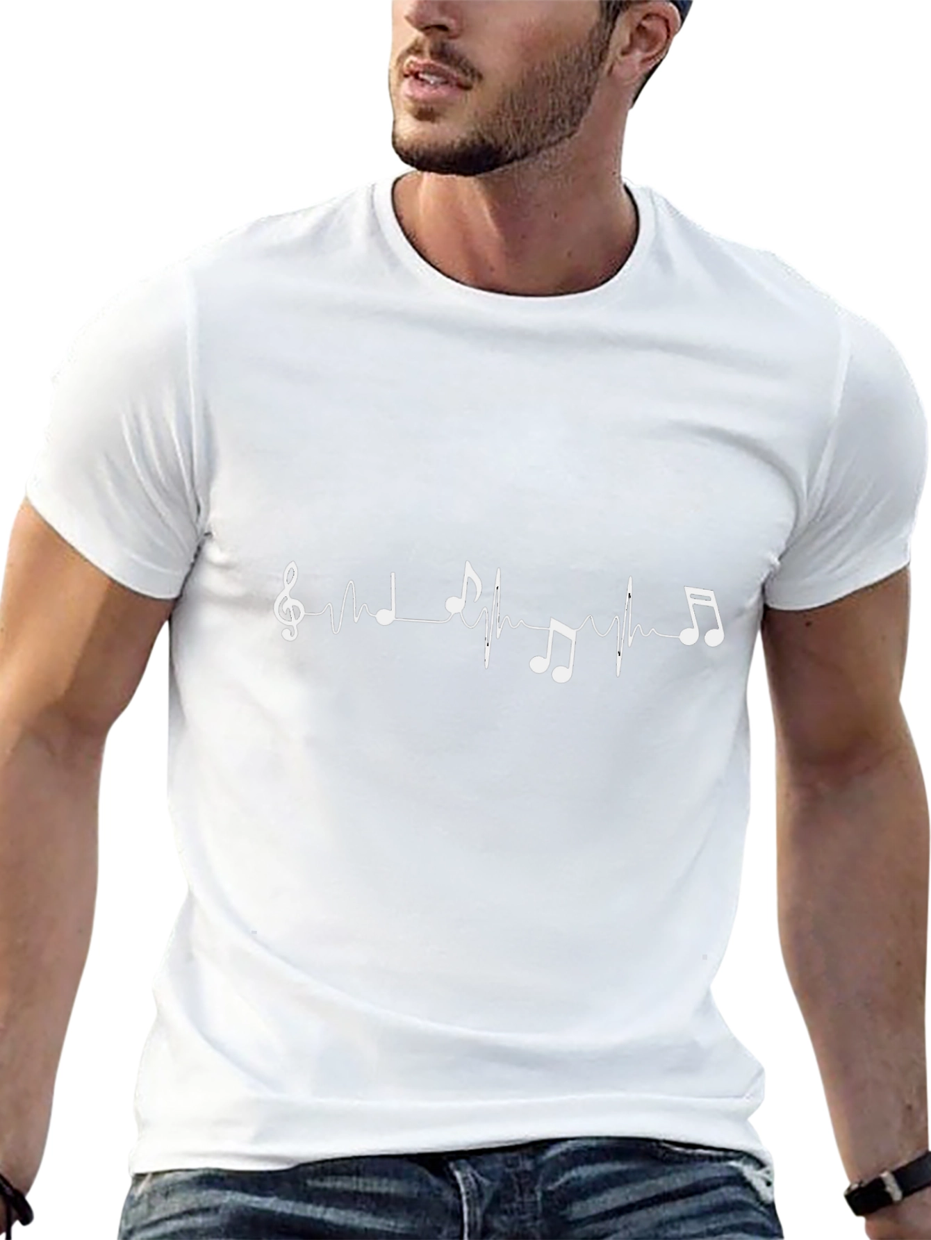 Musical Heartbeat Graphic Tee